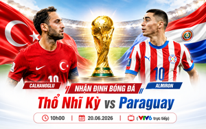 Nhận định Thổ Nhĩ Kỳ vs Paraguay (10h, 20/6) World Cup 2026 bảng D: Lực lượng, đối đầu, tỷ lệ chiến thắng