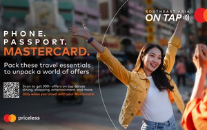 Mastercard ra mắt chiến dịch Điện thoại. Hộ chiếu. Mastercard. thúc đẩy du lịch Đông Nam Á