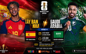 Nhận định Tây Ban Nha vs Saudi Arabia (23h00, 21/6) World Cup 2026 bảng H: Lực lượng, đối đầu, tỷ lệ chiến thắng
