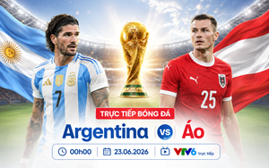 VTV6 VTV3 trực tiếp bóng đá Argentina vs Áo 00h00 hôm nay, bảng J World Cup 2026