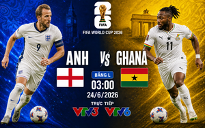 Nhận định Anh vs Ghana (3h, 24/6), World Cup 2026 bảng L: Lực lượng, đối đầu, tỷ lệ chiến thắng