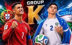 Tỷ lệ chiến thắng Bồ Đào Nha vs Uzbekistan (bảng K World Cup 2026): Selecao châu Âu vượt trội