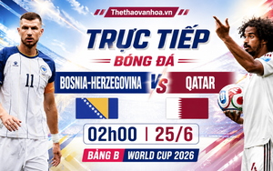 TRỰC TIẾP bóng đá Bosnia-Herzegovina vs Qatar 2h hôm nay, bảng B World Cup 2026