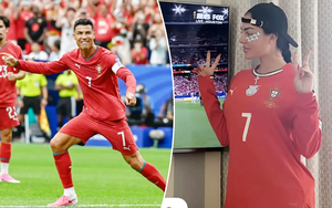 Hôn thê gây chú ý với màn ăn mừng táo bạo sau đêm lịch sử của Ronaldo