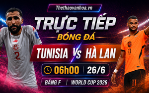 TRỰC TIẾP bóng đá Tunisia vs Hà Lan 06h00 hôm nay, bảng F World Cup 2026