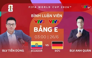 Lịch thi đấu World Cup 2026 hôm nay 25/6