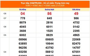 XSMT 27/6 - Kết quả xổ số miền Trung hôm nay 27/6/2026 - Trực tiếp xổ số hôm nay ngày 27 tháng 6