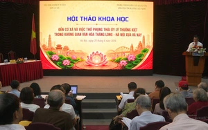 Hội thảo Đền Cơ Xá: 'Đánh thức' di sản thờ Thái úy Lý Thường Kiệt giữa lòng Hà Nội