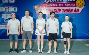 Phan Thị Mơ tổ chức giải pickleball gây quỹ xây nhà tình thương