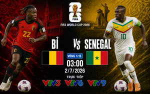 TRỰC TIẾP bóng đá Bỉ vs Senegal 3h00 ngày 2/7, vòng 1/16 World Cup 2026