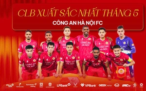CLB CAHN nhận hat-trick giải thưởng tháng 5 V-League