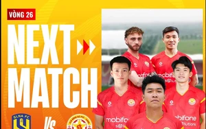 Link xem trực tiếp bóng đá Sông Lam Nghệ An vs PVF-CAND 18h00, V.League vòng 26