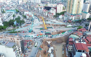 Hà Nội: Đường Vành đai 1 đoạn Hoàng Cầu - Voi Phục dần lộ diện