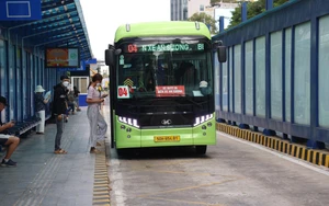 Ngày đầu miễn vé xe buýt tại TP. Hồ Chí Minh