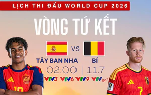 Lịch thi đấu World Cup 2026 hôm nay 10/7