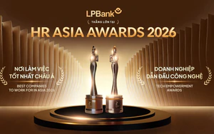HR Asia 2026: LPBank được vinh danh Nơi làm việc tốt nhất châu Á và Doanh nghiệp Dẫn đầu công nghệ