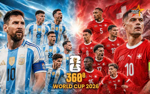 VIDEO Talkshow 360 độ World Cup 2026: Xhaka tự tin đối đầu Messi, HLV Scaloni gấp rút vá hàng thủ 