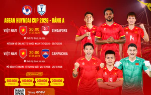 Vé xem vòng bảng ASEAN Cup 2026 đắt nhất 500.000 đồng