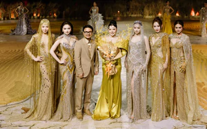Hoa hậu Yến Nhi làm "nàng thơ" cho NTK Mai Phương Trang ở Vietnam Beauty Fashion Fest