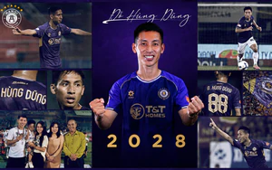 Hùng Dũng gia hạn hợp đồng với CLB Hà Nội đến năm 2028