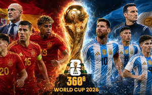 VTV5 VTV6 trực tiếp bóng đá hôm nay ngày 20/7/2026: Chung kết Tây Ban Nha vs Argentina