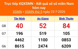XSMN 25/7 - Kết quả xổ số miền Nam hôm nay 25/7/2026 - Trực tiếp xổ số hôm nay ngày 25 tháng 7