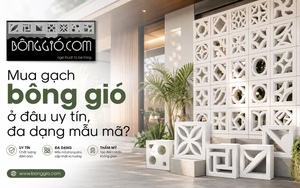 Mua gạch bông gió ở đâu uy tín, đa dạng mẫu mã?