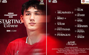 TRỰC TIẾP bóng đá Indonesia vs Campuchia (1-0, hiệp 1): Sao nhập tịch cao gần 2m mở tỷ số