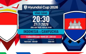 Link xem trực tiếp bóng đá Asean Cup 2026 hôm nay ngày 27/7