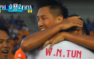 Than Paing lập cú đúp, Myanmar bất ngờ thắng đậm chủ nhà Philippines trên mặt sân sũng nước ở ASEAN Cup 2026