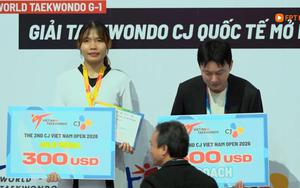 Bạc Thị Khiêm giành HCV tại giải taekwondo quốc tế mở rộng Vietnam Open 2026