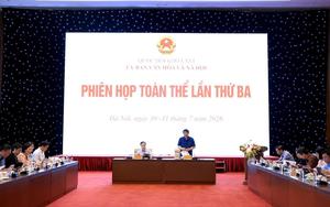 Tiếp tục Phiên họp toàn thể lần thứ ba Uỷ ban Văn hoá và Xã hội của Quốc hội