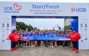 Giải chạy bộ UOB Heartbeat Run 2026 gây quỹ hơn 950 triệu đồng