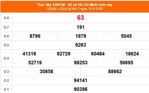 XSHCM 10/8 - XSTP thứ Hai - Kết quả xổ số Hồ Chí Minh hôm nay ngày 10/8/2026