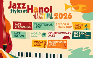 Hanoi Jazztival 2026: Đưa Jazz ra phố, vào bảo tàng và không gian di sản