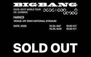 Vé BIGBANG liên tục "Sold out", ngày mai đến lượt chủ thẻ VPBank Mastercard 