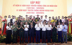 Tổng Bí thư, Chủ tịch nước dự gặp mặt kỷ niệm 81 năm truyền thống Công an nhân dân và ngành Ngoại giao