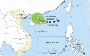 Áp thấp nhiệt đới di chuyển nhanh, cách đảo Hải Nam (Trung Quốc) khoảng 200km