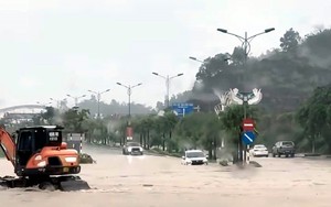 Mưa to, ngập cục bộ một số nơi ở Quảng Ninh do ảnh hưởng bão số 4