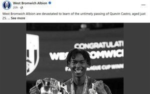 Cựu cầu thủ West Brom qua đời ở tuổi 25 sau khi đột quỵ trên sân