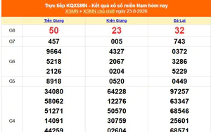 XSMN 23/8 - Kết quả xổ số miền Nam hôm nay 23/8/2026 - Trực tiếp XSMN ngày 23 tháng 8