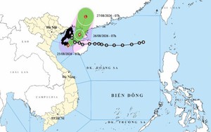 Ảnh hưởng bão số 4: Khu vực vịnh Bắc Bộ có gió mạnh, sóng cao