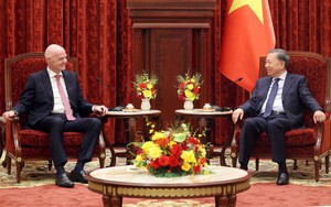 Tổng Bí thư, Chủ tịch nước Tô Lâm tiếp Chủ tịch FIFA Gianni Infantino