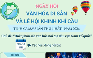 Ngày hội Văn hóa di sản và Lễ hội Khinh khí cầu tỉnh Cà Mau lần thứ I - năm 2026