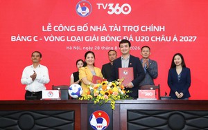 Bảng C Vòng loại U20 châu Á 2027 có nhà tài trợ đồng hành