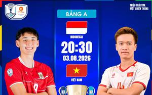 Link xem trực tiếp bóng đá ASEAN Cup 2026 hôm nay ngày 3/8: Việt Nam vs Indonesia