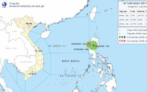 Xuất hiện áp thấp nhiệt đới trên Biển Đông