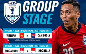 Lịch thi đấu ASEAN Cup 2026: Lượt cuối vòng bảng