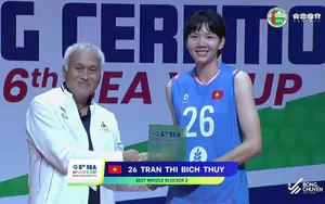 Bóng chuyền nữ Việt Nam xếp cuối chặng 2 SEA V.Cup 2026 nhưng vẫn có một ngôi sao được tôn vinh