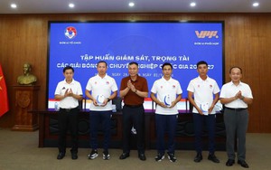 77 trọng tài hoàn thành kiểm tra thể lực trước mùa giải mới bóng đá chuyên nghiệp